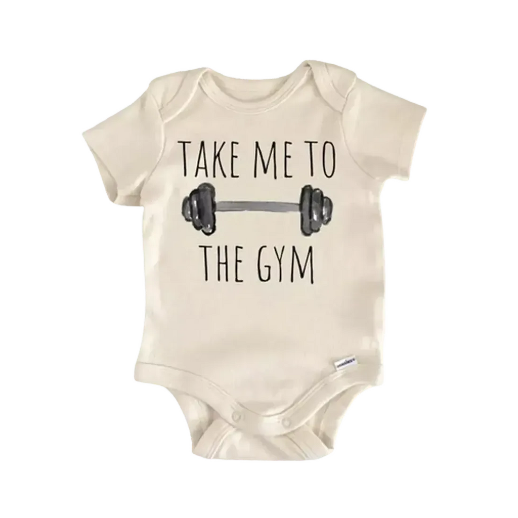 Gym Bodybuilder Workout Newborn Baby Onesie® Bodysuit GS1