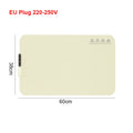 Electric Food Warmer Foldable Warming Tray Fast Heating Mat Keep Food Hot Constant Mat Portable Food Warm Plate 6 Temp Setting