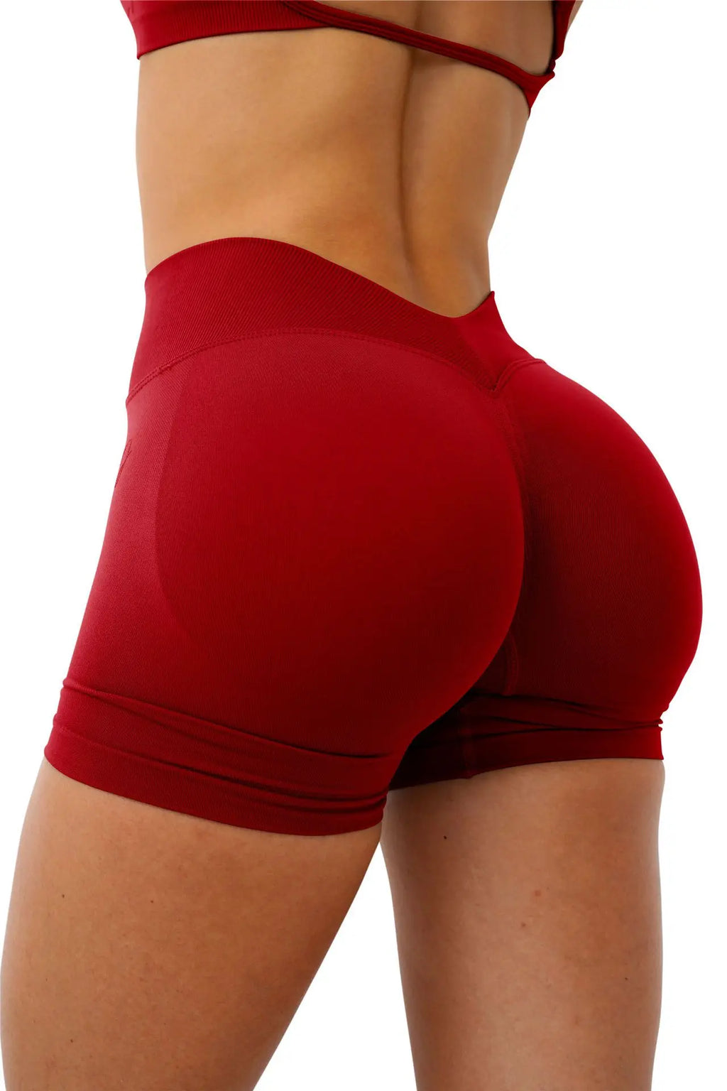 Women's High Waist Butt Lifting Yoga Shorts | Dry Fit Workout Shorts