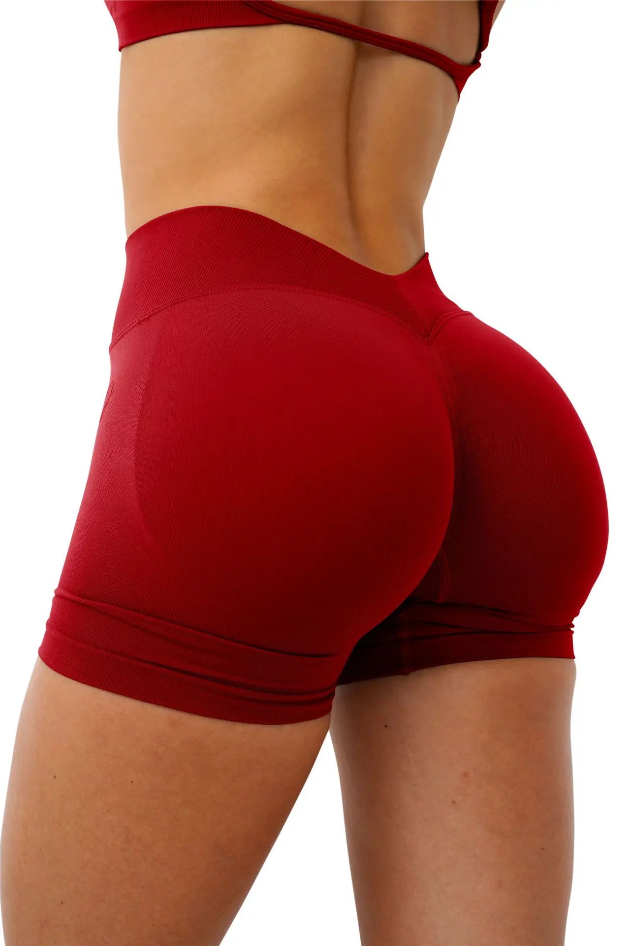 Women's High Waist Butt Lifting Yoga Shorts | Dry Fit Workout Shorts