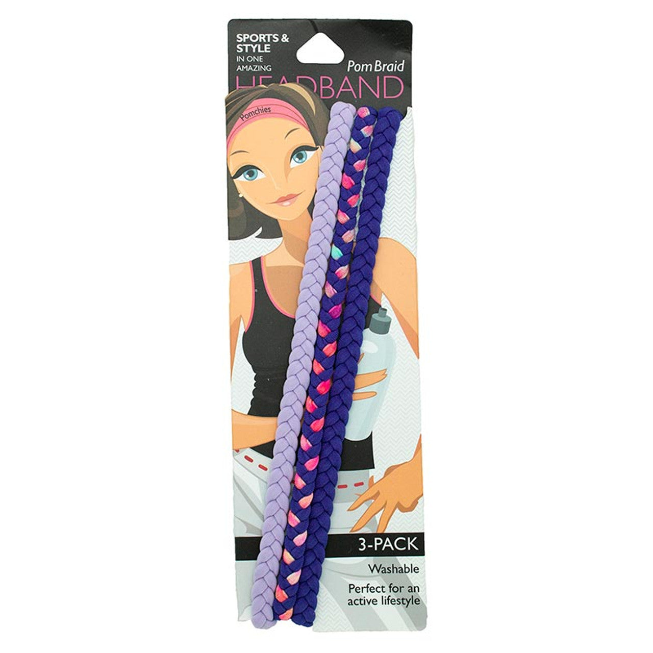Stretchy Braid and Knotted Headbands | Yoga Workout Headband Packs and Singles