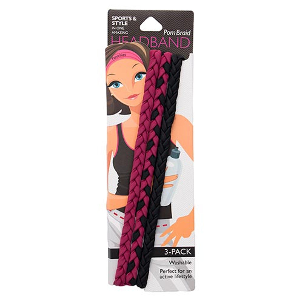 Stretchy Braid and Knotted Headbands | Yoga Workout Headband Packs and Singles