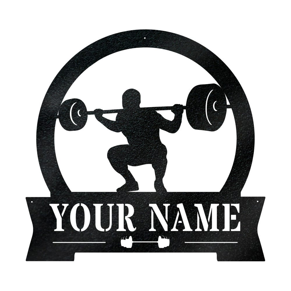 Gym Mens Squat Monogram