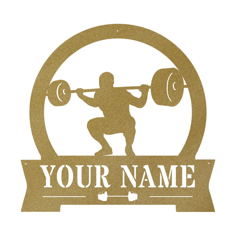 Gym Mens Squat Monogram