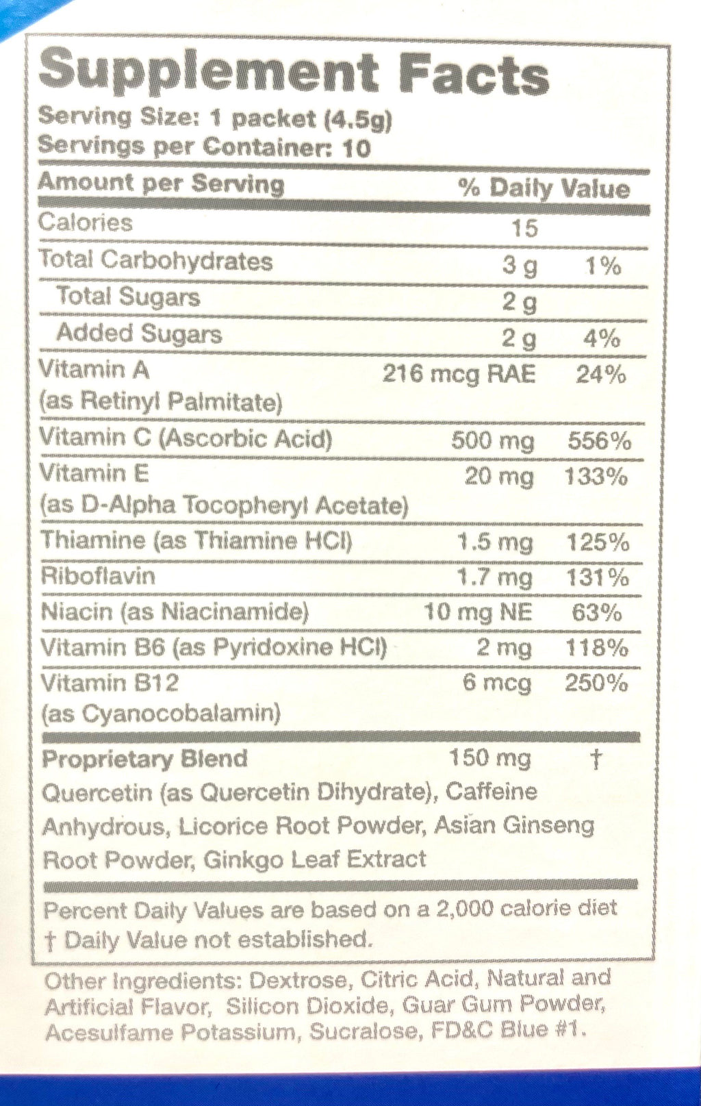 Jump Start Energy Drink Mix